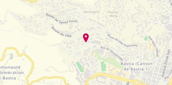 Plan de Sécuritest, Résidence du Fango Quartier Annonciade
Rue du Juge Falcone, 20200 Bastia