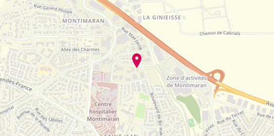 Plan de DEKRA, Zone Aménagement de Montimaran
Rue Jean Prévost, 34500 Béziers