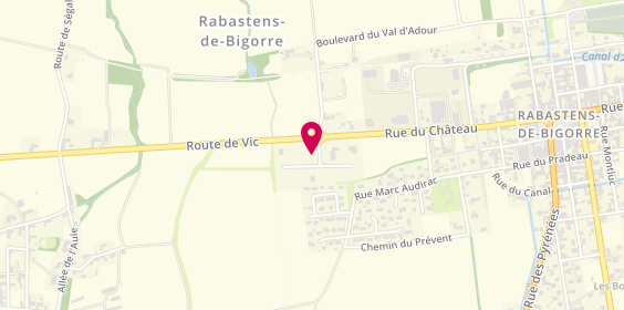 Plan de Autosecuritas, 1 Rue du Château, 65140 Rabastens-de-Bigorre