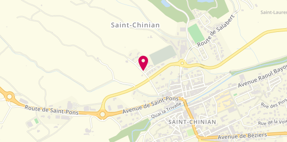 Plan de Autosur, Route Saint Pons, Lieu Dit Combecaude, 34360 Saint-Chinian