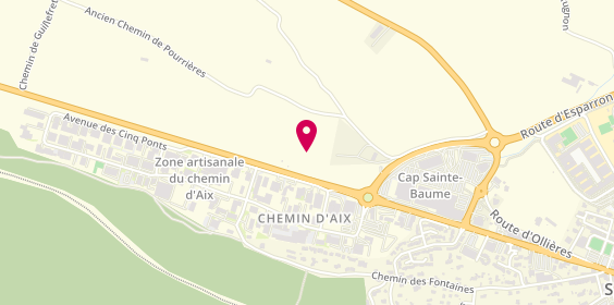 Plan de Autosecuritas, 355 Route Aix, 83470 Saint-Maximin-la-Sainte-Baume
