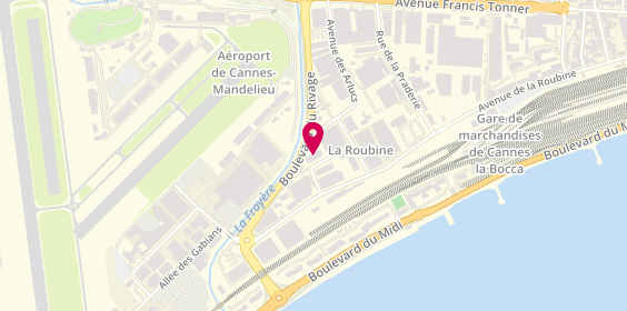 Plan de Autosur, 4 avenue du Centre, 06150 Cannes