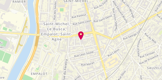Plan de Toulouse Controle Technique Auto - Tcta, 10 Rue de Saint-Lys, 31400 Toulouse