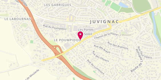 Plan de Autosur, 56 Route de Saint Georges d'Orques, 34990 Juvignac