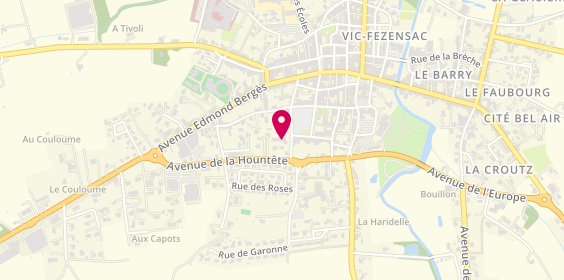 Plan de Sécuritest, place Mahomme, 32190 Vic-Fezensac