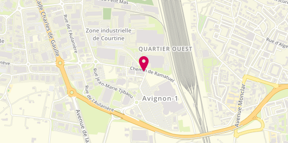 Plan de Autosur, Près de la Station Essence Carrefour zone industrielle des Courtines Est
270 chemin de Ramatuel, 84000 Avignon, France