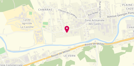 Plan de DEKRA, Zone Artisanale des Cazes 2
377 Route de Bournac, 12400 Saint-Affrique