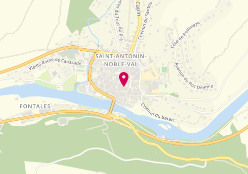 Plan de MIQUEL Daniel, Zone Fontales, 82140 Saint-Antonin-Noble-Val