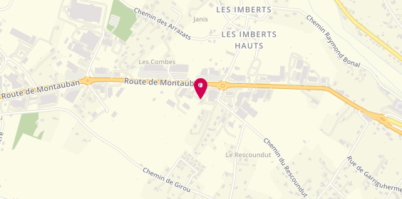Plan de Dekra Vdr, 965 Chemin du Rescondut
Route de Montauban, 12200 Villefranche-de-Rouergue