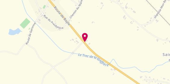 Plan de St Pardoux Auto Contrôle, Zone Artisanale de Lugat Route Départementale 813, 47200 Saint-Pardoux-du-Breuil