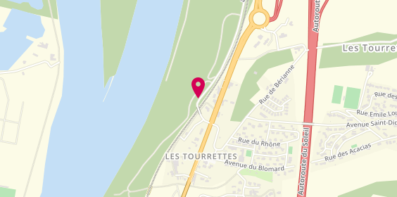 Plan de Autosur, 15 Chemin de Belfond, 26740 Les Tourrettes
