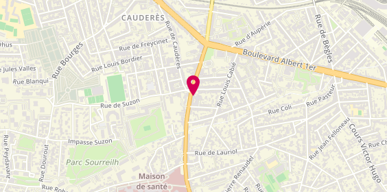 Plan de DEKRA, 56 Route de Toulouse, 33800 Bordeaux