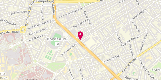 Plan de Autosur Bordeaux, 110 Boulevard Maréchal Leclerc, 33000 Bordeaux