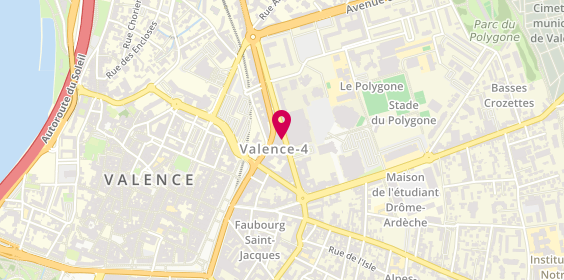 Plan de Mon Contrôle Technique Valence.Ancien Dekra Valence centre, 65 Av. Colonel Arnaud Beltrame, 26000 Valence