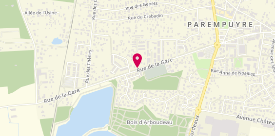 Plan de Autosecuritas, 48 Rue Gare, 33290 Parempuyre