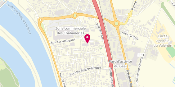 Plan de Autosur, Rue des Chabanneries, 26500 Bourg-lès-Valence