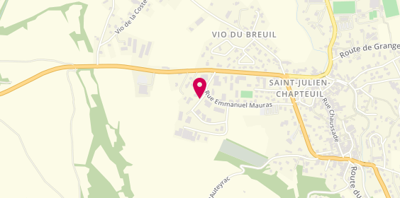 Plan de Autovision, Zone Artisanale, 43260 Saint-Julien-Chapteuil