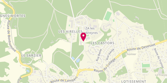 Plan de DEKRA, Zone Artisanale Les Lebreyres, 43400 Le Chambon-sur-Lignon