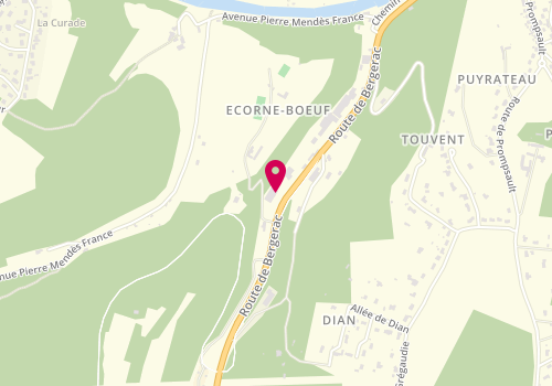 Plan de Autosecuritas, 970 Route de la Rampinsolle, 24660 Coulounieix-Chamiers