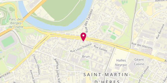 Plan de Ctc St Martin d'Heres, 22 avenue Gabriel Péri, 38400 Saint-Martin-d'Hères