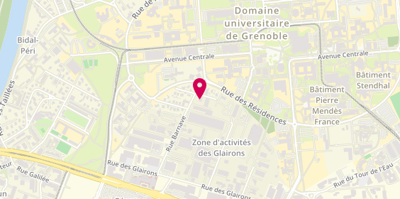 Plan de SR Controle Auto, 5 Rue Barnave, 38400 Saint-Martin-d'Hères