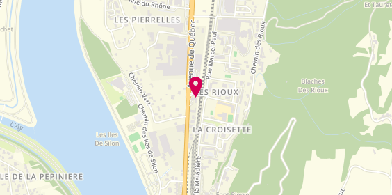 Plan de Autovision, 16 Bis Avenue du Quebec, 26240 Saint-Vallier