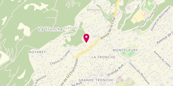 Plan de Centre Auto Contrôle, 6 Bis Boulevard de la Chantourne, 38700 La Tronche