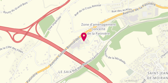 Plan de ACL Dekra, 113 Zone Artisanale Patinière, 38430 Saint-Jean-de-Moirans