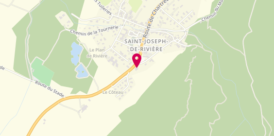 Plan de Centre Technique de Chartreuse Autovision, D520 le Bourg, 38134 Saint-Joseph-de-Rivière