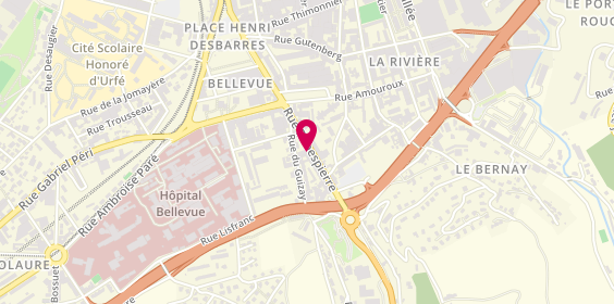 Plan de Autosur, 44 Rue Robespierre, 42100 Saint-Étienne