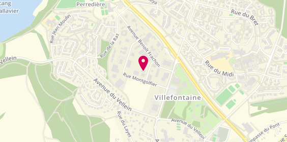 Plan de Autovision, Zone Artisanale la Cruizille
1 Rue Emile Romanet, 38090 Villefontaine