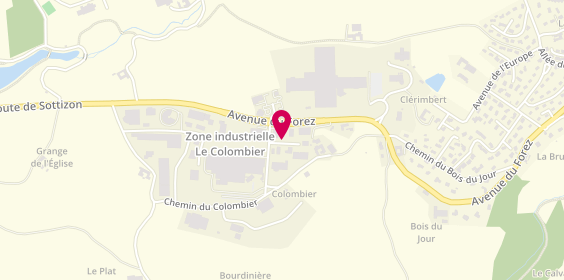 Plan de Sécuritest, Zone Industrielle 
39 Placette du Colombier, 69590 Saint-Symphorien-sur-Coise