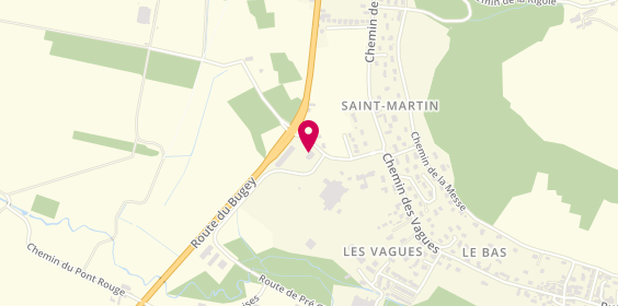 Plan de Contrôle technique Autosur Saint-Savin, 595 chemin des Vagues, 38300 Saint-Savin