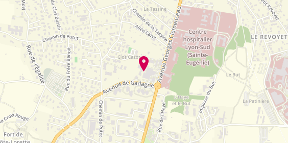Plan de AUTOVISION, 66 Avenue. Georges Clemenceau, 69230 Saint-Genis-Laval