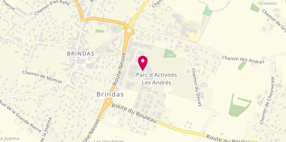 Plan de Sécuritest, Zone Artisanale des Andrés
58 Rue Pré Magné, 69126 Brindas