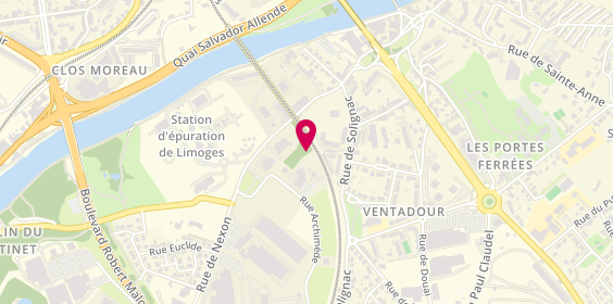 Plan de Autosur, Rue Bernard Lathiere Lotissement D&#039;Activites de Romanet, 87000 Limoges
