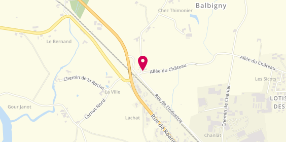Plan de Cca de Balbigny, Zone Industrielle Chanlat, 42510 Balbigny