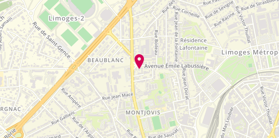 Plan de Auto Securit, 121 avenue Emile Labussière, 87100 Limoges