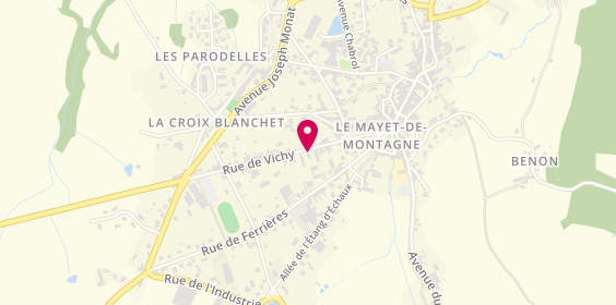 Plan de Station Auto Controle, 15 Rue de Vichy, 03250 Le Mayet-de-Montagne