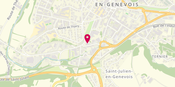 Plan de Sécuritest, 8 Bis Route de Lyon, 74160 Saint-Julien-en-Genevois