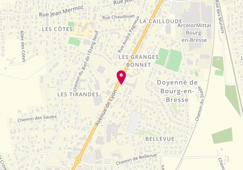 Plan de Sécuritest, 655 avenue de Lyon, 01960 Péronnas