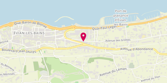 Plan de Autosur, 5 avenue des Grottes, 74500 Évian-les-Bains