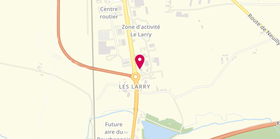 Plan de Autovision, Zone Artisanale du Larry, 03400 Toulon-sur-Allier
