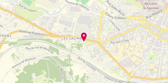 Plan de Autosur, 83 Rue des Salines, 39570 Montmorot