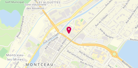 Plan de Garage Saint-Exupery, 5 Avenue Saint Exupery, 71300 Montceau-les-Mines