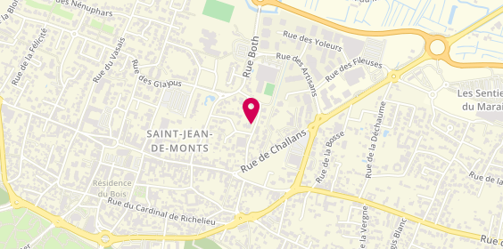 Plan de Auto Bilan Montois, Bât M8 Rue Rivière, 85160 Saint-Jean-de-Monts