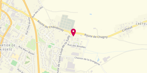 Plan de DEKRA, Rue des Binelles Zone Artisanale 
Route de Saint-Loup de la Salle, 71150 Chagny