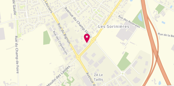 Plan de Autosecuritas, 2 Bis Rue du Moulin des Landes, 44840 Les Sorinières