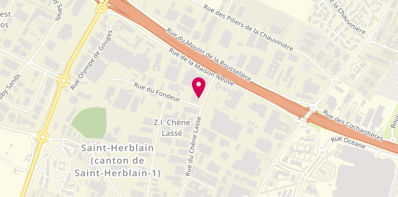 Plan de Autovision, 4 Rue du Chêne Lassé, 44800 Saint-Herblain
