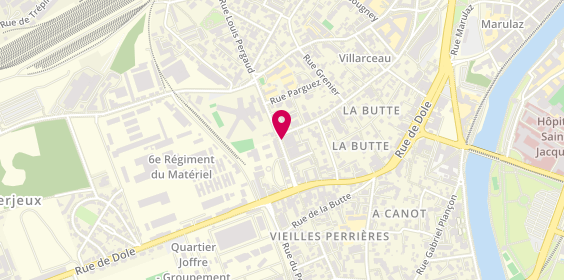 Plan de Autovision, 4P Rue Louis Pergaud, 25000 Besançon
